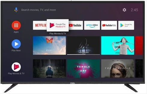 Pixel 40 Inch Android Smart TV – Black