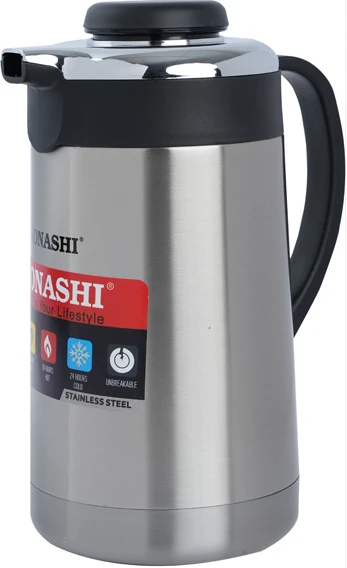 Sonashi 3.0- Litre Hot And Cold Vacuum Flask Silver/Black