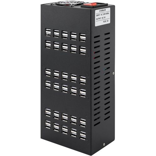 USB Charger, Adson 60 Port Portable USB Charging Station for Multiple Devices, Multiport Desktop USB Fast Charger With Intelligent Protection for Industry Hotel School Shopping malls Multiple Devices 