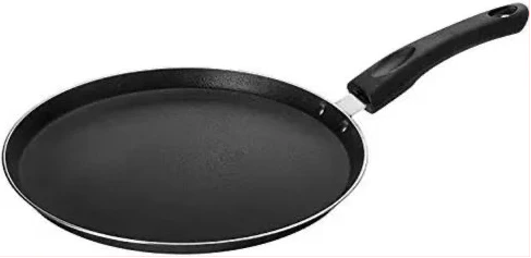 Pancake, Roti Bread, Egg,Chapati Frying Pan (30cm)-Black