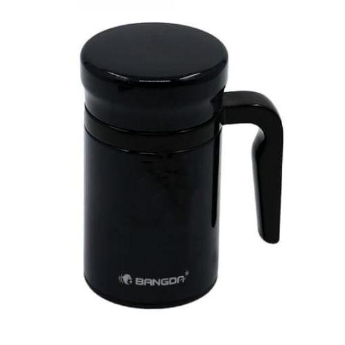 480ml Vacuum Insulated Thermal Travel Coffee Carafe Stainless Steel Tea Mug with Handle Hot and Cold, Easy to Carry, Leak Proof for Home Office Business