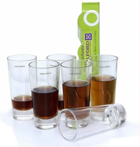 6 Pieces Of RoyalFord Juice Glasses - Colorless