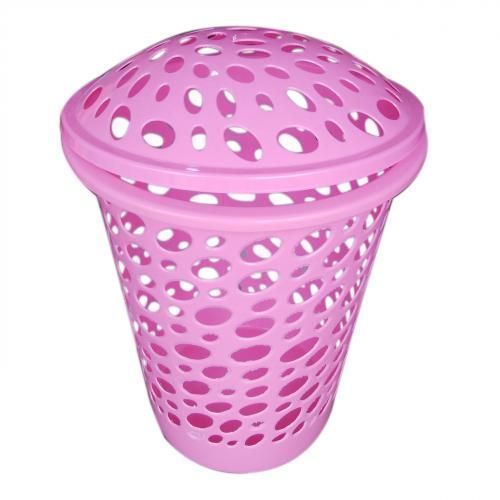 Laundry Basket, Design May Vary- Pink