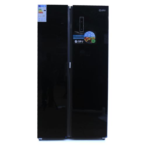 SPJ 719 Litres Side By Side Elegant French Door Refrigerator- Black