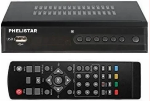 Phelister Free To Air Decoder HD 1080 DVB T2 Terrestrial - Black