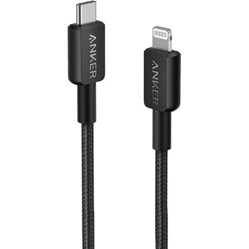 Anker USB-C to Lightning Cable, Fast Charging For Apple Devices, 322 USB-C to Lightning Cable 3FT Braided 3 ft MFi Certified Powerline II for iPhone 14/13/13 Pro/12 Pro