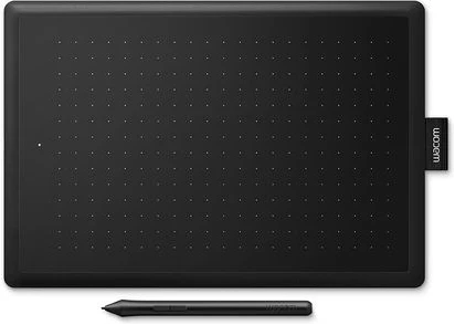 Wacom One By Wacom S Graphics Drawing Tablet - Black, Red Back
