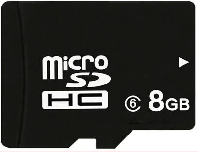 Micro Sd 8GB Fast Memory Card - Black