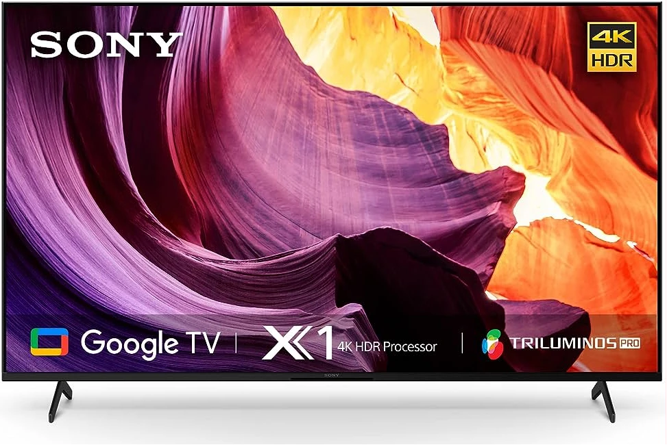 Sony 85-Inch 4K Ultra HD Smart TV X80K Series: LED Smart Google TV with Dolby Vision HDR KD85X80K- Latest Model, Black