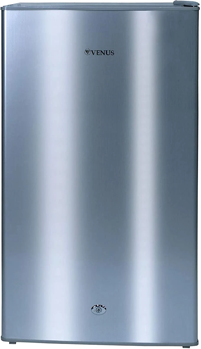 Venus 120 Liters Titanium Finish Single Door Refrigerator VG165C - Silver