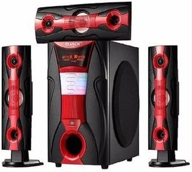 Djack Multimedia Wireless Speaker System Q3L - Black,Red