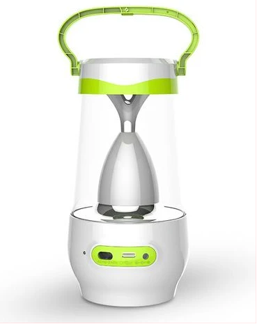 Led Emergency Rechargeable Solar Lamp Lantern - Green