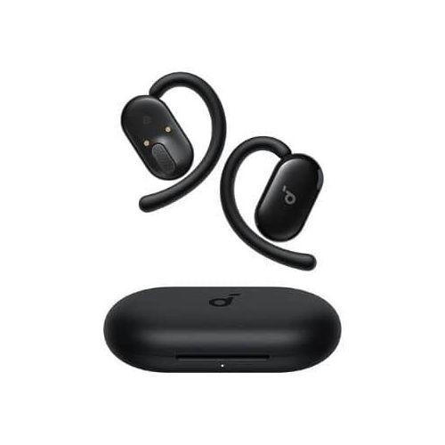 Soundcore V20i By Anker Open-Ear Headphones, Adjustable Ear Ultra-Comfort, Snug Fit, Powerful Sound, Clear Calls, IP55, LED Lights, 36H Playtime, Bluetooth 5.4 Earbuds, Multipoint Connection
