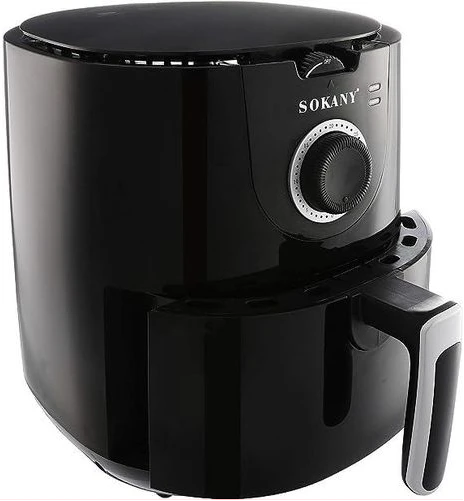 Sokany 5 Liters Fast Cooking Air Fryer For Cooking Without Oil-Black