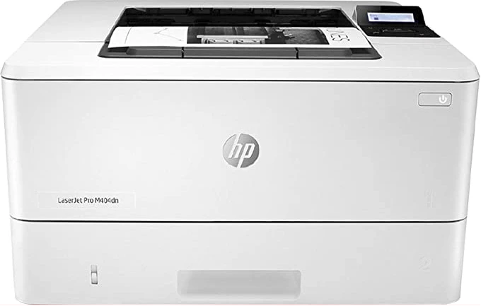 HP - Laserjet Pro M404dn Printer - Monochrome Laser Printer with Integrated Ethernet and Duplex Printing, Black, One Size