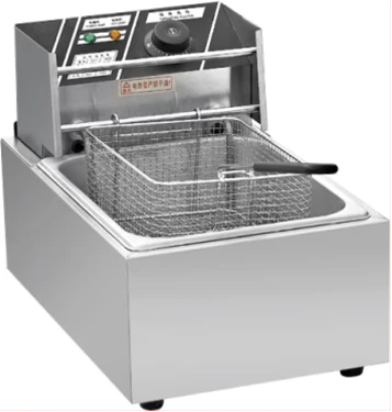 ADH 1-Tank Electric Deep Fryer HEF-81 -Silver