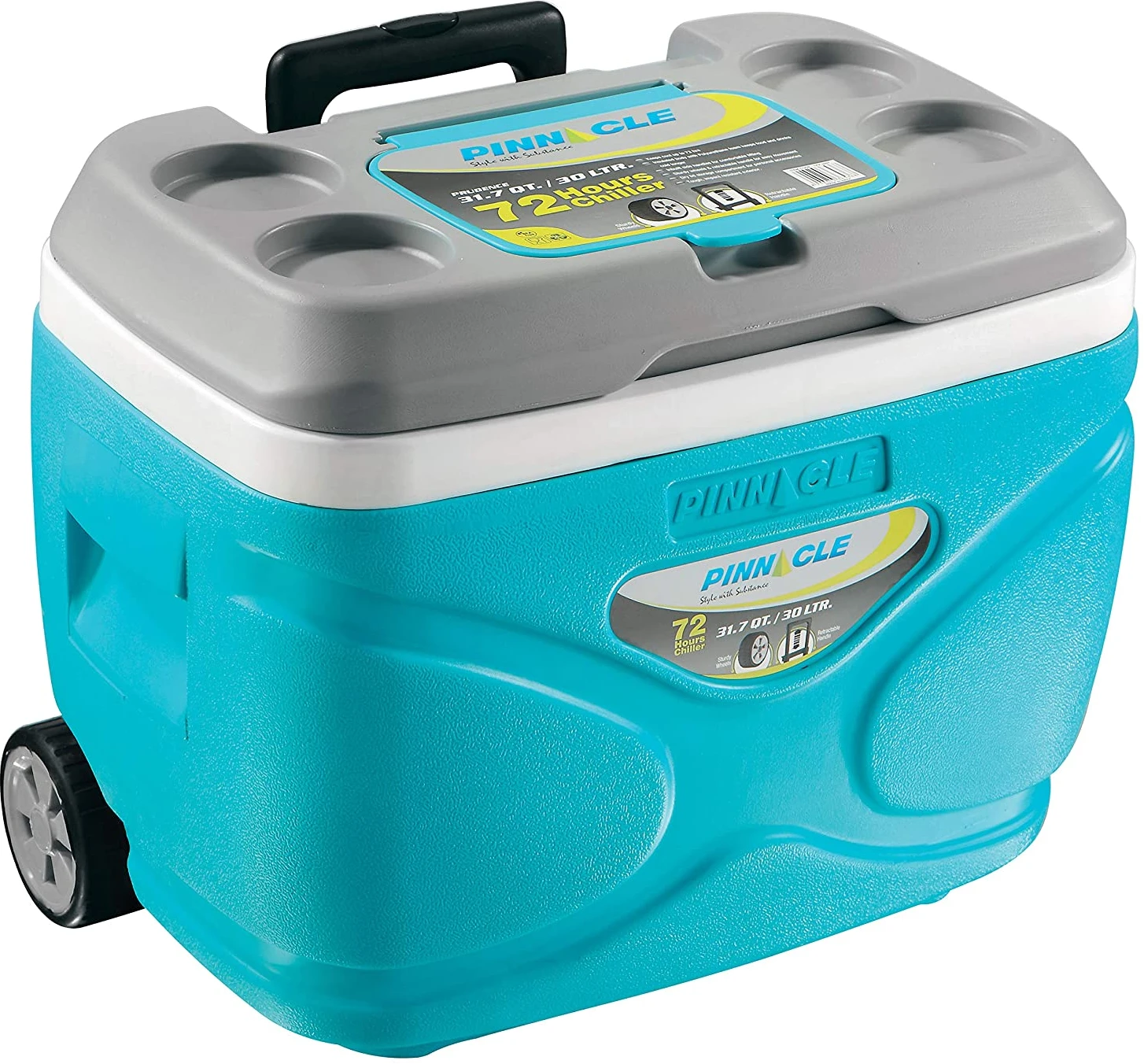 Pinnacle Prudence Ice Cooler Box (Keeps Cold Upto 72 Hours) (66L Blue)