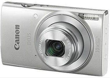 Canon IXUS 190 Digital Point and Shoot Camera, Silver
