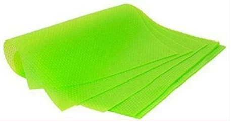 4 Piece Refrigerator Water Proof Liner Mats - Green