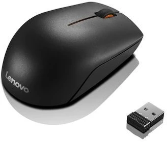 Lenovo 300 Wireless Compact Mouse – Black