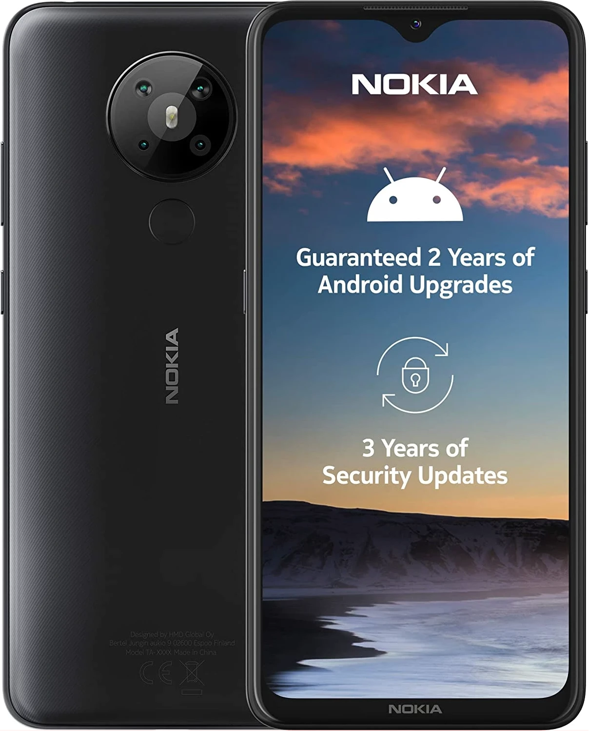 Nokia 5.3 6.55 Inch Android Smartphone with 4 GB RAM and 64 GB Storage (Dual Sim) - Charcoal