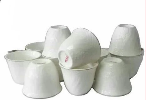 12 Pieces Of Cuppucino Latte Espresso Coffee Cups Tumblers - White