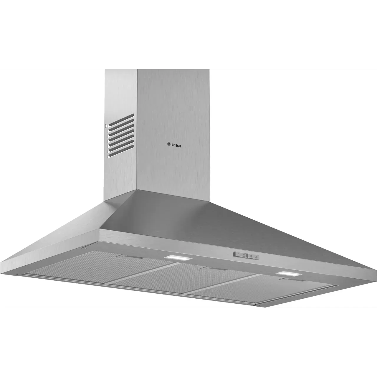 Bosch Serie 2, 90 cm, Wall-mounted Cooker Hood, Stainless Steel