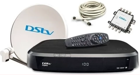 Dstv Explora + Dish Kit + LNB - Black