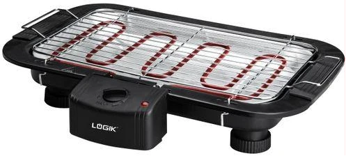 Logik 2000W Electric Grill - Black