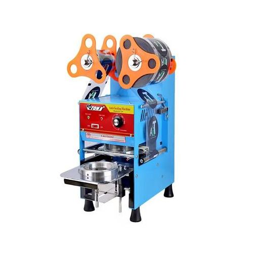 Automatic Bubble Fruit Juice Cup Sealer Machine Automatic Juice Plastic Cup Sealing Machine For Ice Cream Shop