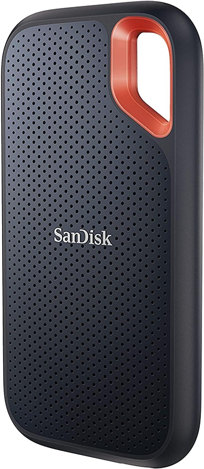 SanDisk 2TB Extreme Portable SSD - Up to 1050MB/s, USB-C, USB 3.2 Gen 2, IP65 Water and Dust Resistance, Updated Firmware - External Solid State Drive - SDSSDE61-1T00-G25