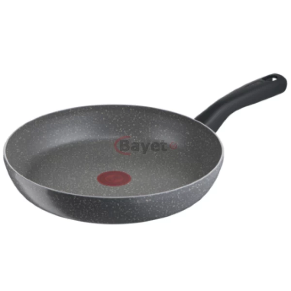 TEFAL Cook Natural 30 cm Non-Stick Aluminium Granite Fry Pan B5790742 – Grey