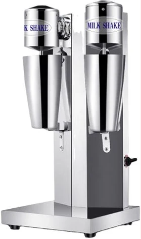 Commercial Double Head Drink Mixer Blenders Milkshake Machine, Silver