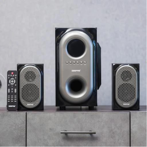 Geepas GMS7493N 2-in-1 CH Multimedia Speaker, Remote Control