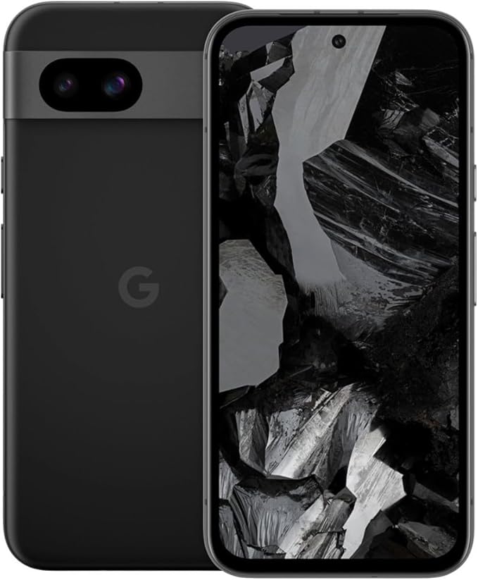 Google Pixel 8a 6.1" 8GB RAM 128GB ROM 64MP 4492mAh, Crystal Clear AMOLED Display, High-End Resolution, Gorilla Glass Screen, Obsidian