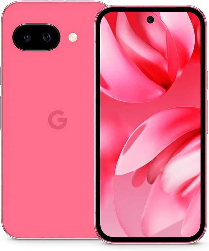 Google Pixel 9a 16GB RAM 256GB Gemini Android Smartphone with Incredible Camera and AI Photo Editing, All-Day Battery, and Powerful Security