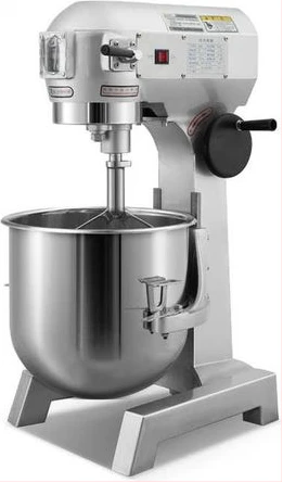 20L Commercial Adjustable Electric Food Dough Stand Mixer Maker Grinder For Kitchen - Silver