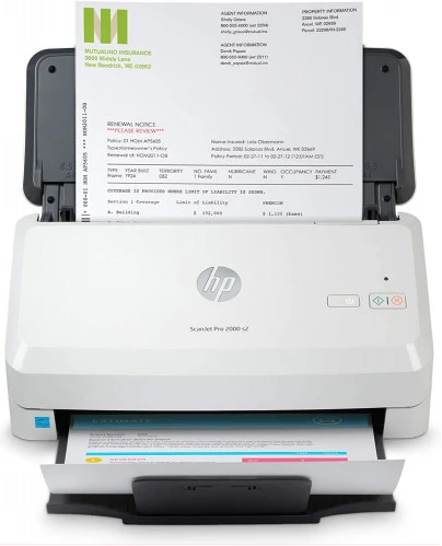 HP Scanjet Pro 2000 s2 Sheet-Feed Scanner (6FW06A)