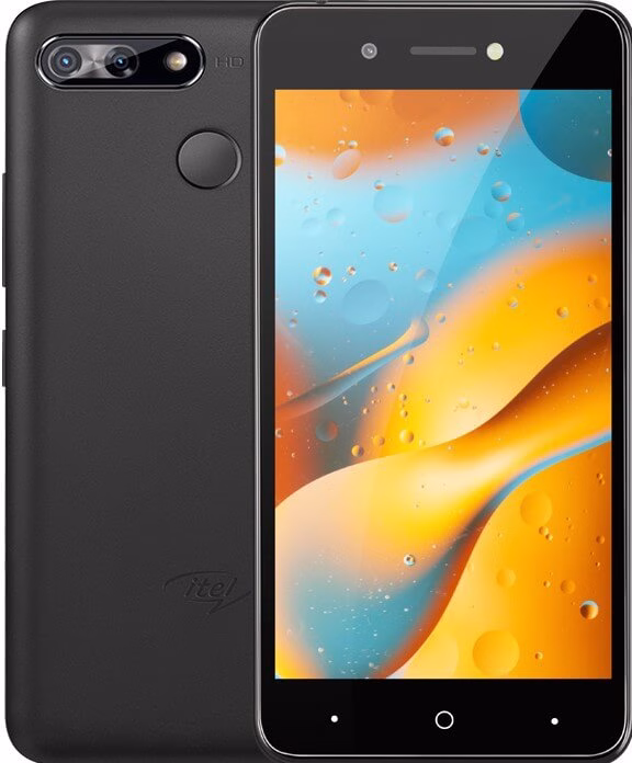 Itel P15 - 16GB ROM, 1GB RAM, 5.5 Inch, Android 8.1 Oreo, 4000mAh, 5MP + 5MP Camera - Black
