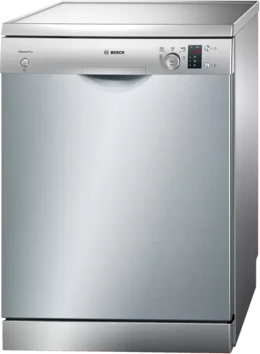 BOSCH Dishwasher; 12-Places, 5 Programs, Free Standing, 60cm, SMS50D08GC - Silver
