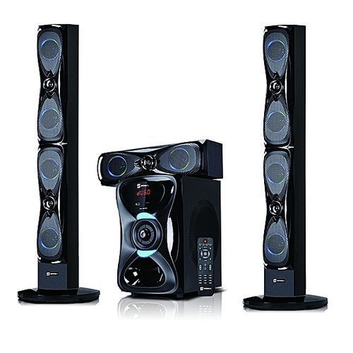 Sayona SHT-1204BT - Sub-woofer Home Theater System -Tallboy – Black