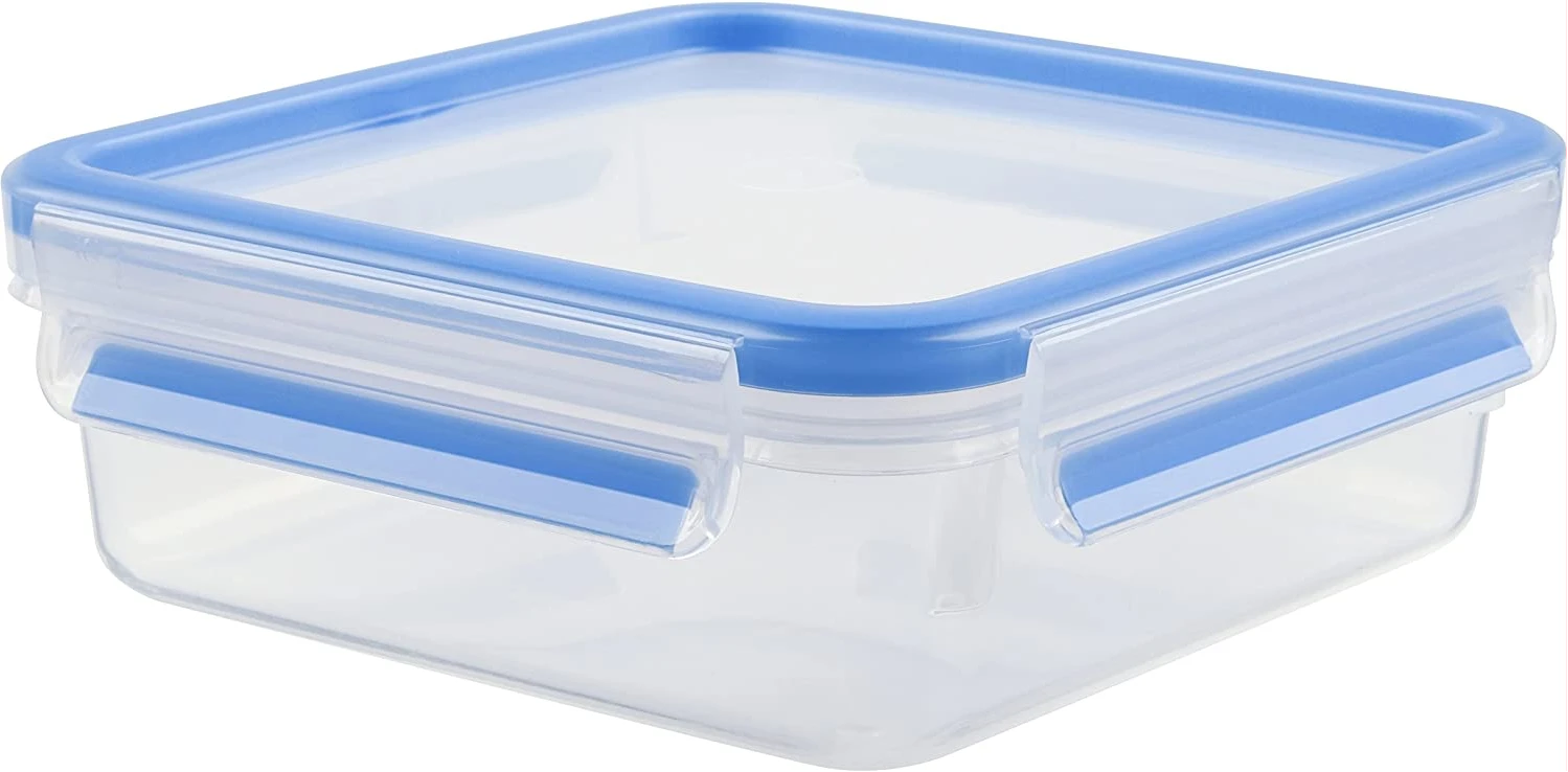 Tefal K3022112 MasterSeal Fresh Box, Plastic Food Storage Container, Keeps Food Fresher for Longer and 100 Percent Leakproof, 0.85 Litre