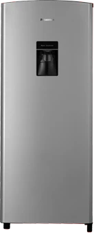 Hisense 229-Litres (Net 177L) Fridge RR229D4WGU; Single Door, Water Dispenser, Defrost Refrigerator - Silver (3YRs WRTY)