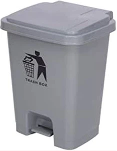 DEL UK 30L Step-On / Foot Pedal Waste Bin- Grey
