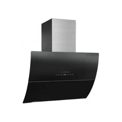 Newmatic 90cm Vertical Wall-Mounted Chimney Hood H86.9SB, Touchscreen Control Panel Kitchen Extractor Fan - Black