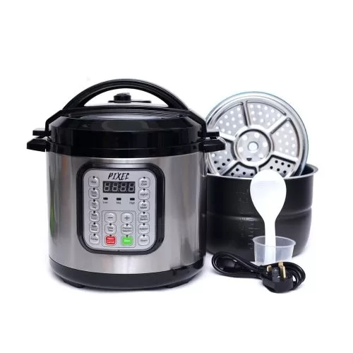 Pixel PIX 2011A Multi-functional Electric Pressure Cooker - Silver