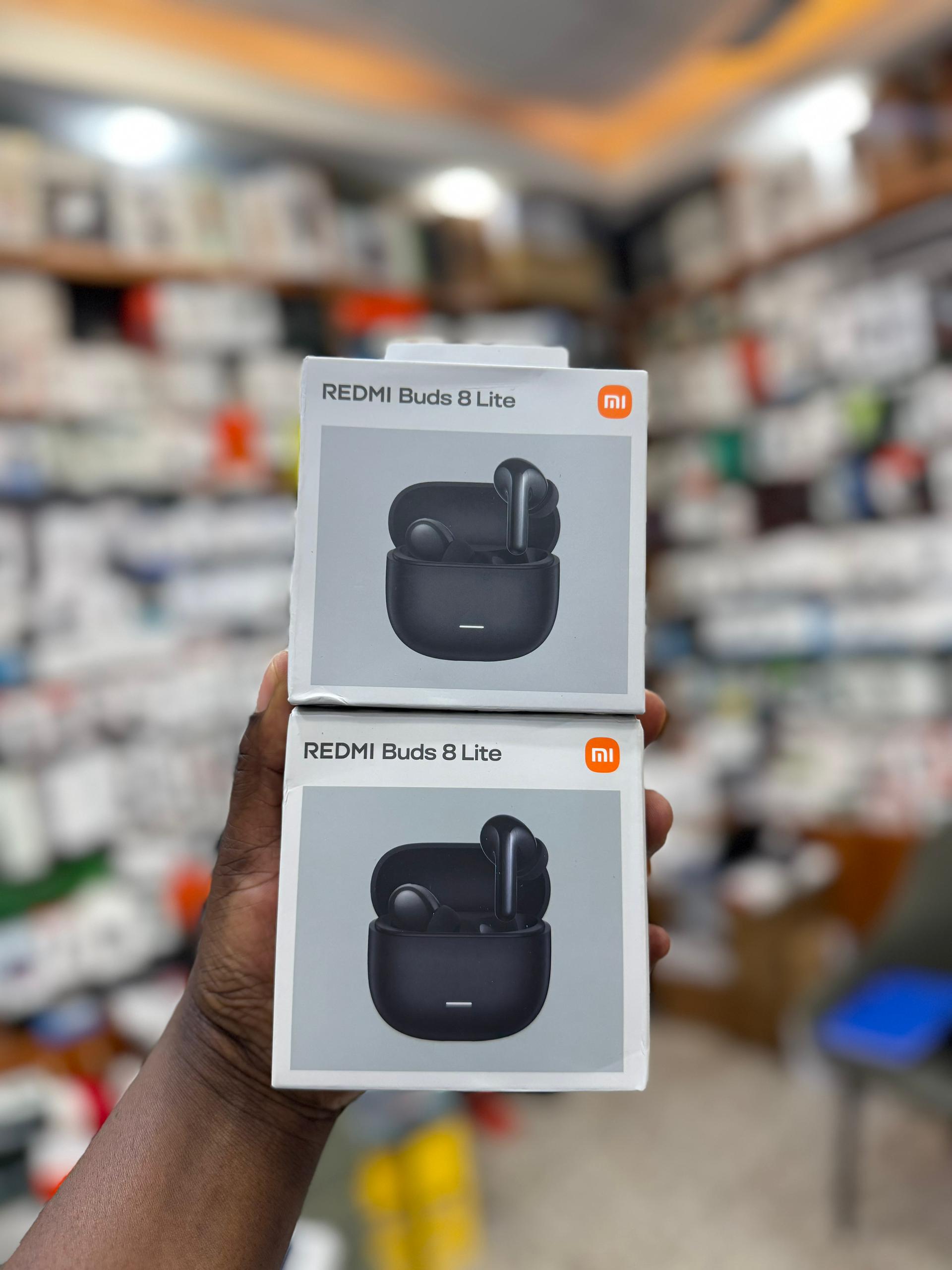 XIAOMI REDMI Buds 8 lite-True Wireless Bluetooth Headphone in-ear, 42dB Active Noise Cancelling,12.4mm driver with strong bass, Up to 36h Battery Life, 5 EQ settings, Bluetooth 5.4, Black