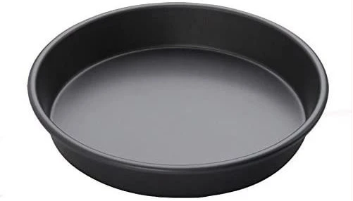 20cm Nonstick Round Cake Baking Pan Mould Tray, Black