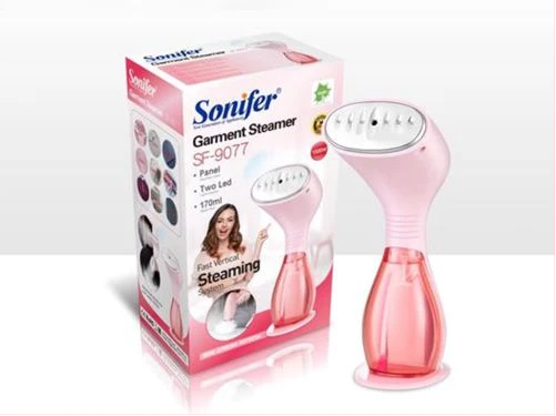Sonifer Portable Handheld Detachable Water Tank Garment Steamer, Pink