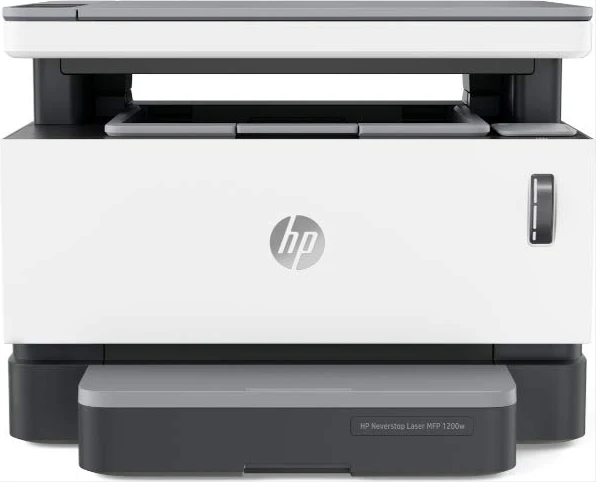 HP Neverstop 1200wPrinter, Print, Copy, Scan, WiFi Laser Printer, Mess Free Reloading, Save Upto 80% on Genuine Toner, 5X Print Yield